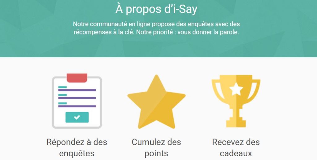 I-say le meilleur site de sondage rémunéré d'Ipsos