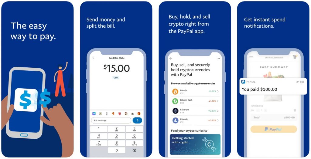 application mobile paypal